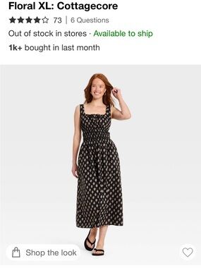 Target universal thread Indian block print dress L